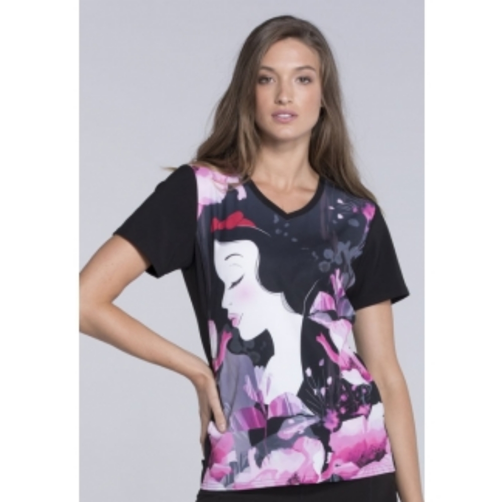 Disney Cherokee Snow White Scrub Top